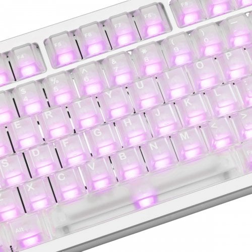 Клавиатура WOBKEY Rainy 75 Pro Mithril RGB Kailh Cocoa Switch Wireless Silver купить в Украине | Telemart фото