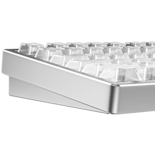 Клавиатура WOBKEY Rainy 75 Pro Mithril RGB Kailh Cocoa Switch Wireless Silver купить в Украине | Telemart фото