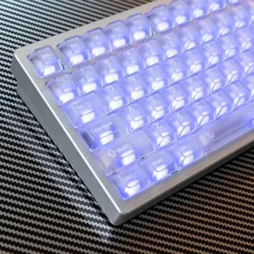Клавиатура WOBKEY Rainy 75 Pro Mithril RGB Kailh Cocoa Switch Wireless Silver купить в Украине | Telemart фото