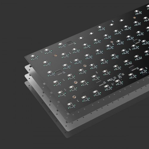 Клавіатура WOBKEY Rainy 75 RT Pro RGB TTC KOM Gray купити в Україні | Telemart фото