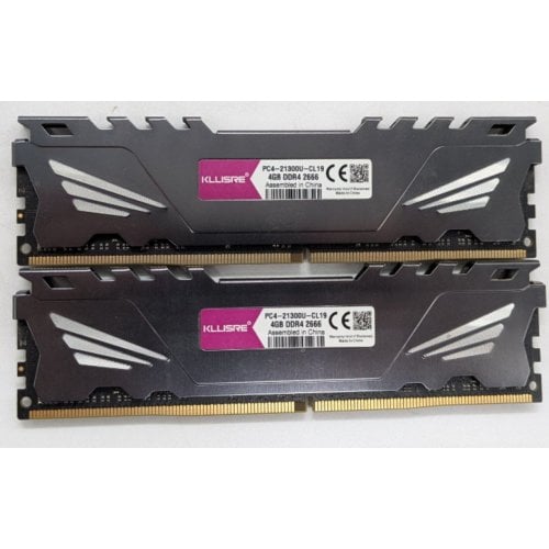Озу Kllisre DDR4 8GB (2x4GB) 2660 Mhz (PC4-21300U-CL19-8) (Восстановлено продавцом, 919984) купить в Украине | Telemart фото