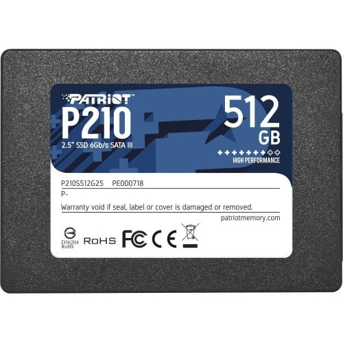 Ssd-диск Patriot P210 512GB 2.5" (P210S512G25) (Восстановлено продавцом, 920010) купить в Украине | Telemart фото