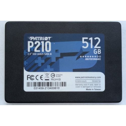 Ssd-диск Patriot P210 512GB 2.5" (P210S512G25) (Восстановлено продавцом, 920010) купить в Украине | Telemart фото