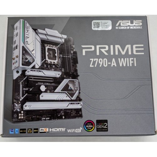 Материнська плата Asus PRIME Z790-A WIFI (s1700, Intel Z790) (Відновлено продавцем, 920034) купити в Україні | Telemart фото