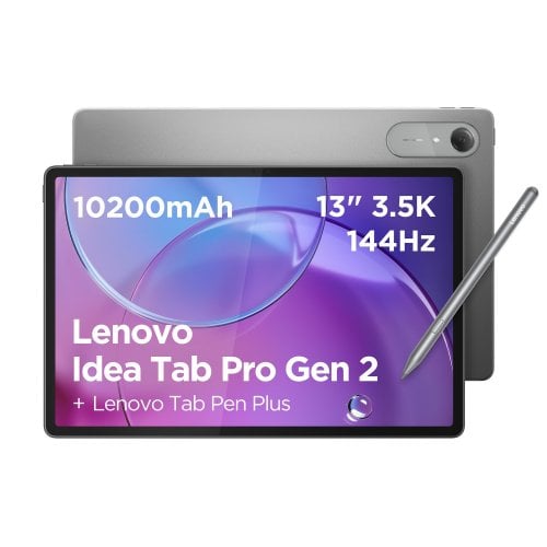 Планшет Lenovo Idea Tab Pro Gen 2 Wi-Fi 8/256GB + Pen and Keyboard (ZAHD0484UA) Luna Grey купить в Украине | Telemart фото