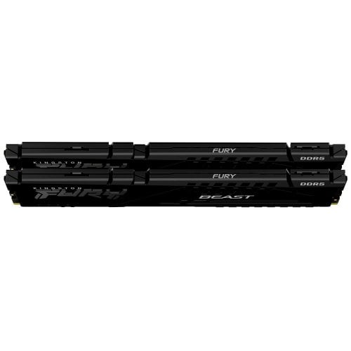 Уцінка озп Kingston DDR5 16GB (2x8GB) 6000Mhz FURY Beast Black (KF560C30BBEK2-16) (Сліди використання, 920089) купити в Україні | Telemart фото