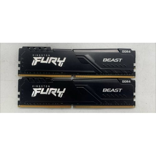 Озп Kingston DDR4 32GB (2x16GB) 3200Mhz FURY Beast Black (KF432C16BBK2/32) (Відновлено продавцем, 920187) купити в Україні | Telemart фото
