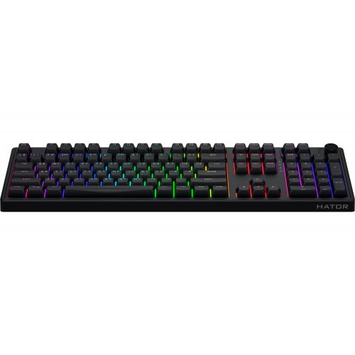 Клавиатура HATOR Skyfall 100 RGB Hator Aurum Lemon (HTK1100UA) Black купить в Украине | Telemart фото