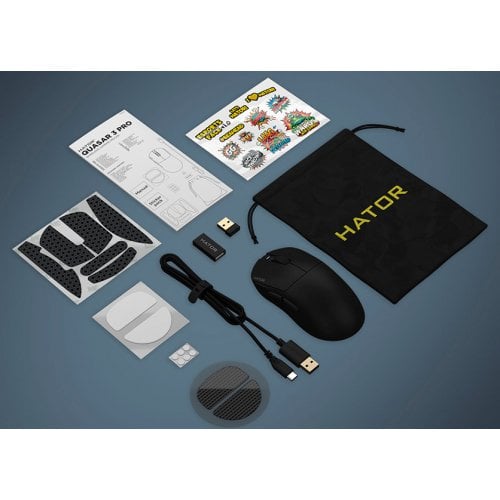 Мышка HATOR Quasar 3 Pro Wireless (HTM740) Black купить в Украине | Telemart фото