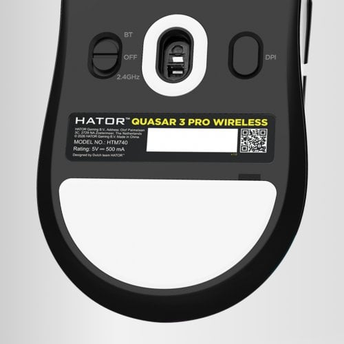 Мышка HATOR Quasar 3S Pro Wireless (HTM745) Black купить в Украине | Telemart фото