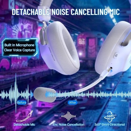 Навушники Attack Shark L50 Pro Wireless (AS-6979033730519-W) White купити в Україні | Telemart фото