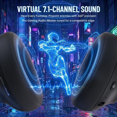 Навушники Attack Shark L50 Pro Wireless (AS-6979033730502-B) Black купити в Україні | Telemart фото