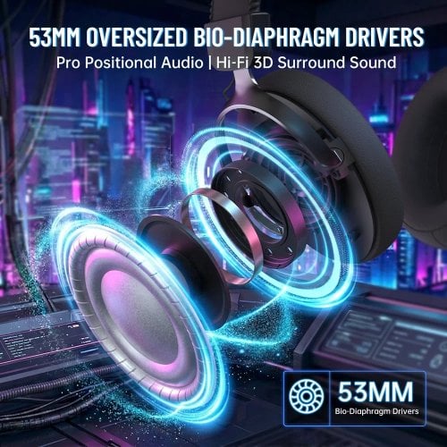 Навушники Attack Shark L50 Pro Wireless (AS-6979033730502-B) Black купити в Україні | Telemart фото