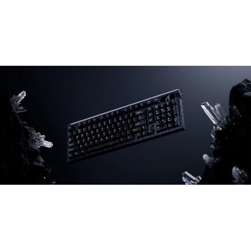 Клавиатура Attack Shark R98 RGB HE Carbon Fiber Rapid Trigger (AS-6979033730670-IS) Ice Ninja купить в Украине | Telemart фото