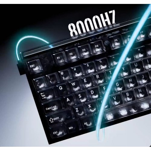 Клавиатура Attack Shark R98 RGB HE Carbon Fiber Rapid Trigger (AS-6979033730656-MN) Moon Night купить в Украине | Telemart фото