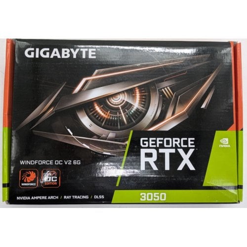 Видеокарта Gigabyte GeForce RTX 3050 WINDFORCE V2 OC 6144MB (GV-N3050WF2OCV2-6GD) (Восстановлено продавцом, 920214) купить в Украине | Telemart фото