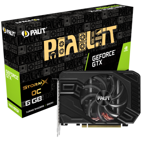 Відеокарта Palit GeForce GTX 1660 SUPER StormX OC 6144MB (NE6166SS18J9-161F) (Відновлено продавцем, 920219) купити в Україні | Telemart фото