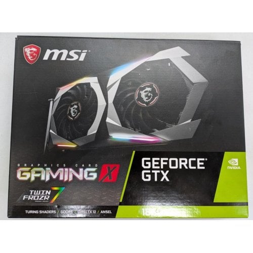 Видеокарта MSI GeForce GTX 1660 Gaming X 6144MB (GTX 1660 GAMING X 6G) (Восстановлено продавцом, 920226) купить в Украине | Telemart фото
