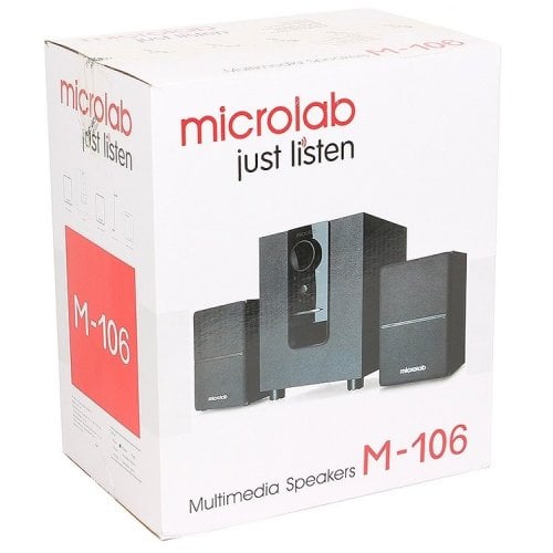 Уценка акустическая система Microlab M-106 Black (Вскрытая упаковка, 920245) купить в Украине | Telemart фото