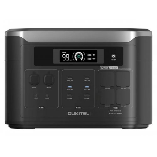 Уценка зарядная станция OUKITEL BP3000E 3200W 2048Wh (Вскрытая упаковка, 920269) купить в Украине | Telemart фото