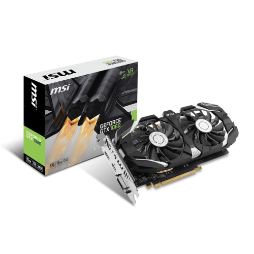 Видеокарта MSI GeForce GTX 1060 Dual Fan OC 6144MB (GTX 1060 6GT OCV1) (Восстановлено продавцом, 920289) купить в Украине | Telemart фото