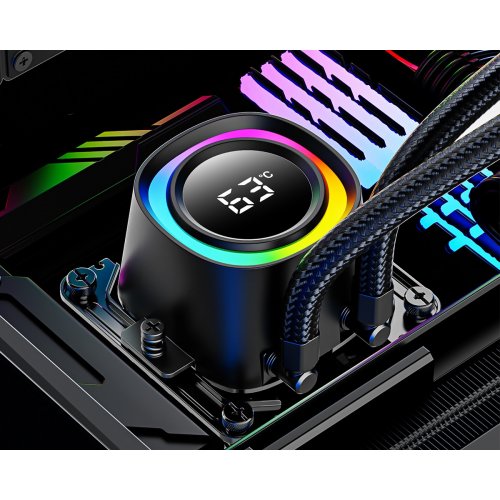 Готовая СВО ID-Cooling FX240 TD Black купить в Украине | Telemart фото