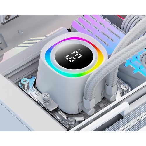 Готовая СВО ID-Cooling FX240 TD White купить в Украине | Telemart фото