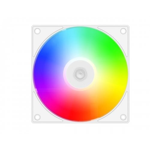 Кулер для корпуса ID-Cooling AS 120 ARGB Reverse (AS-120-ARGB-WR) White купить в Украине | Telemart фото