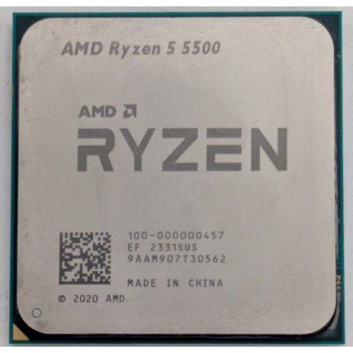 Процессор AMD Ryzen 5 5500 3.6(4.2)GHz 16MB sAM4 Tray (100-000000457) (Восстановлено продавцом, 920420) купить в Украине | Telemart фото