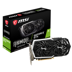 Видеокарта MSI GeForce GTX 1660 ARMOR OC 6144MB (GTX 1660 ARMOR 6G OC) (Восстановлено продавцом, 920427)