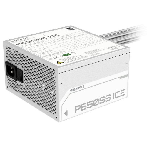 Уцінка блок живлення Gigabyte P650SS 650W (GP-P650SS ICE) White (Розкрита упаковка, 920441) купити в Україні | Telemart фото