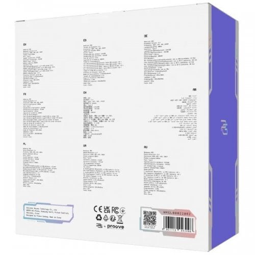 Уцінка навушники Proove Gaming Glimmer (WHGL00022017) White/Purple (Розкрита упаковка, 920442) купити в Україні | Telemart фото