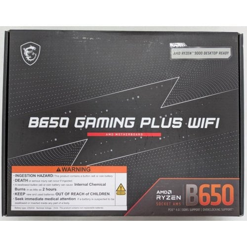 Материнська плата MSI B650 GAMING PLUS WIFI (sAM5, AMD B650) (Відновлено продавцем, 920448) купити в Україні | Telemart фото