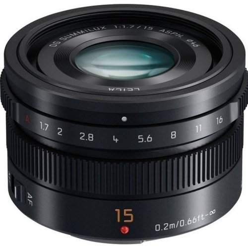 Объектив Panasonic Leica DG Summilux 15mm f/1.7 ASPH (H-X015E9-K) Black купить в Украине | Telemart фото