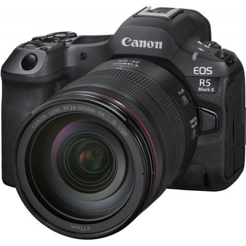 Бездзеркальний фотоапарат Canon EOS R5 Kit (RF 24-105mm) L IS USM (4147C013) Black купити в Україні | Telemart фото