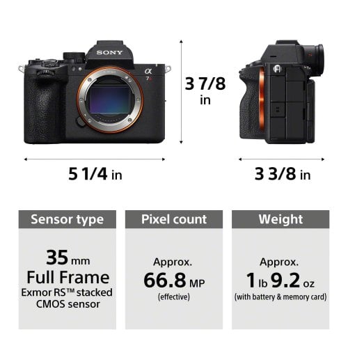 Беззеркальный фотоаппарат Sony Alpha A7R VI Body (ILCE7RM6B.FS1) Black купить в Украине | Telemart фото