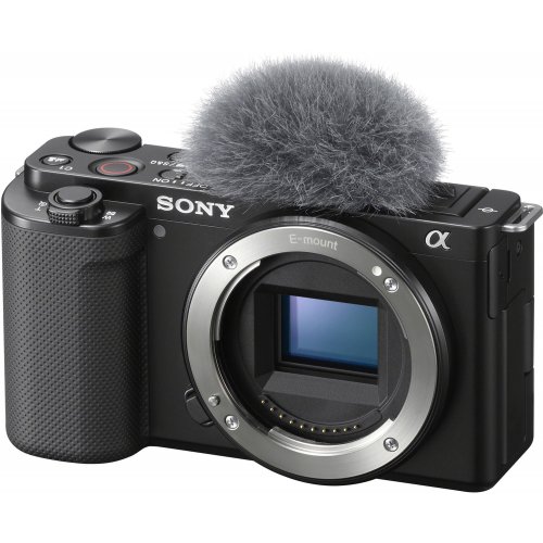 Беззеркальный фотоаппарат Sony ZV-E10 Body (ZVE10B.CEC) Black купить в Украине | Telemart фото