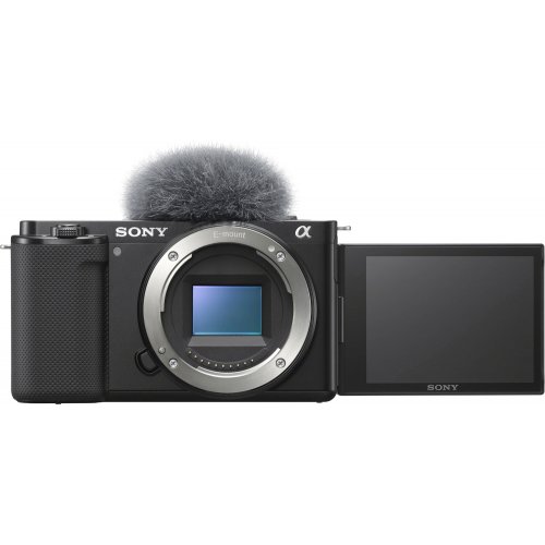 Беззеркальный фотоаппарат Sony ZV-E10 Body (ZVE10B.CEC) Black купить в Украине | Telemart фото