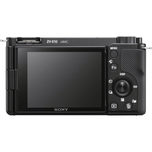 Беззеркальный фотоаппарат Sony ZV-E10 Body (ZVE10B.CEC) Black купить в Украине | Telemart фото