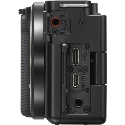 Беззеркальный фотоаппарат Sony ZV-E10 Body (ZVE10B.CEC) Black купить в Украине | Telemart фото
