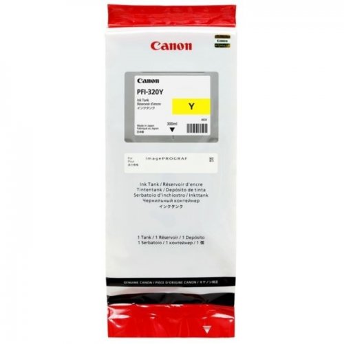 Картридж Canon PFI-320 300 ml (2893C001) Yellow купити в Україні | Telemart фото