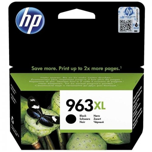 Картридж HP 963XL (3JA30AE) Pigment Black купити в Україні | Telemart фото