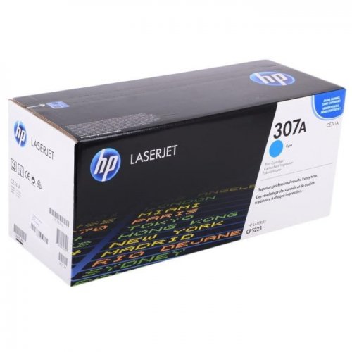 Картридж HP 307A (CE741A) Cyan купити в Україні | Telemart фото