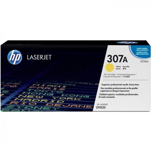Картридж HP 307A (CE742A) Yellow купити в Україні | Telemart фото