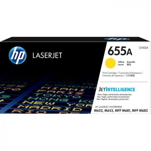 Картридж HP 655A (CF452A) Yellow купити в Україні | Telemart фото