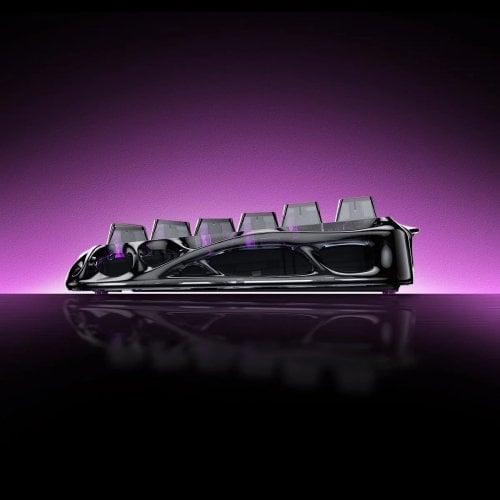 Уценка клавиатура GravaStar Mercury V75 Lite RGB GravaStar Blackcore (GSV75LITE_XTAL_BLK) Transparent Black (Повреждена упаковка, 920703) купить в Украине | Telemart фото