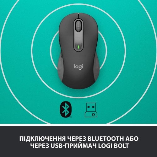 Уценка мышка Logitech Signature M650 (910-006253) Graphite (Вскрытая упаковка, 920718) купить в Украине | Telemart фото