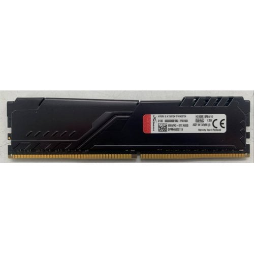 Озу HyperX DDR4 16GB 3600Mhz Fury Black (HX436C18FB4/16) (Восстановлено продавцом, 920825) купить в Украине | Telemart фото