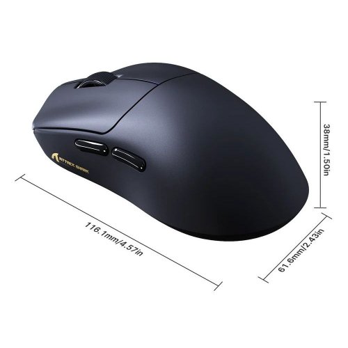 Миша Attack Shark F1 Air (AS-6979033730809-B) Black купити в Україні | Telemart фото