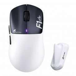 Миша Attack Shark F1 Air (AS-6979033730816-WB) White/Black / 60000 DPI / 8000 Гц / Pixart